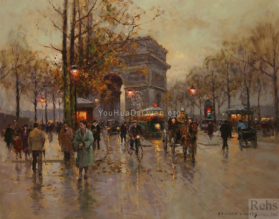 Arc de Triomphe, Avenue Friedland - 爱德华·科尔特斯